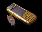 VERTU Ferrari Gold Prestige Cell phone